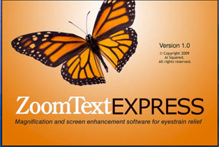 ZoomText Express Splash Screen